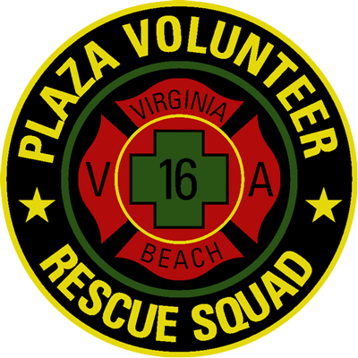 Original Plaza Volunteer Rescue Squad Logo/Patch