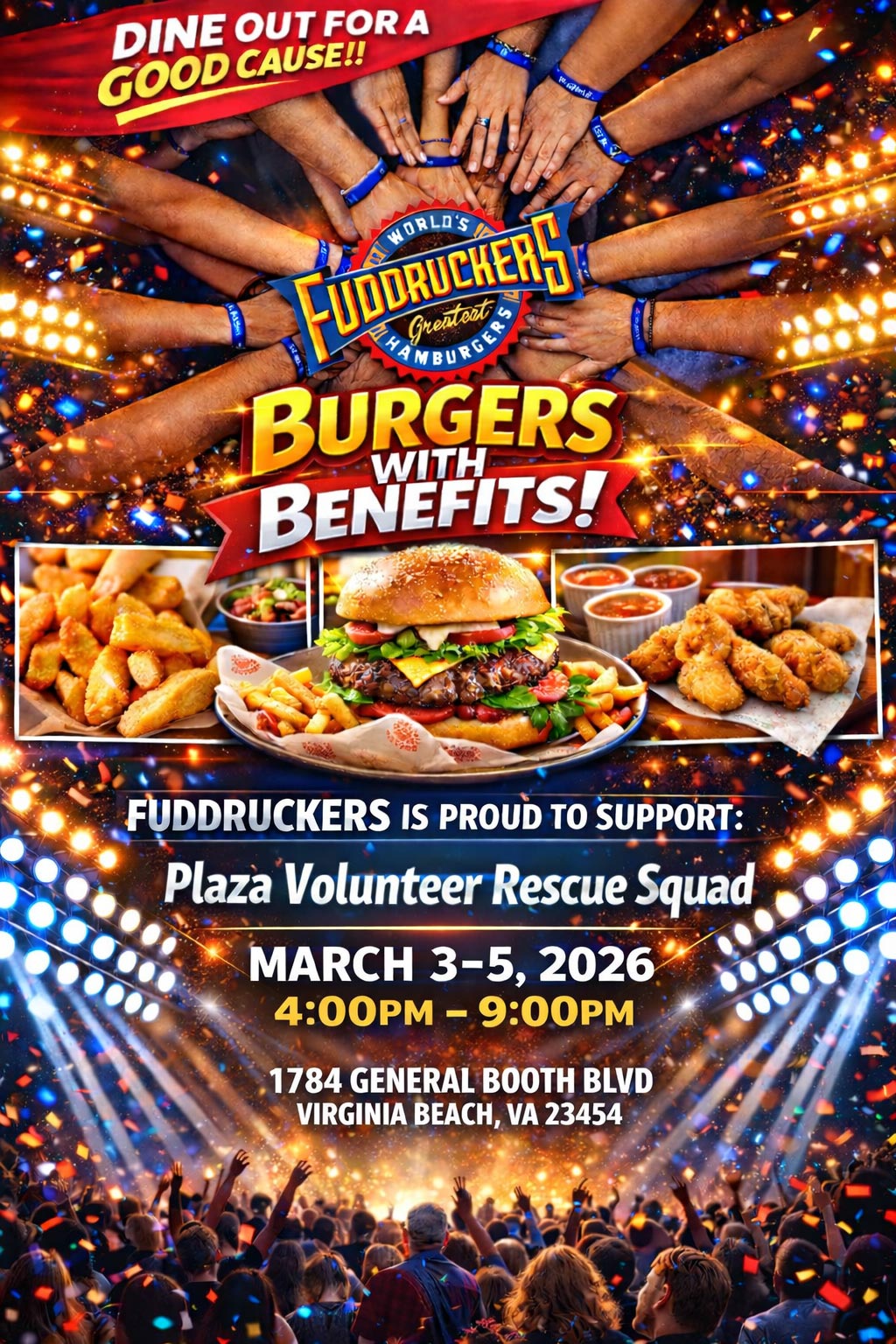 Burgers with Benefits 2026 at Fuddruckers